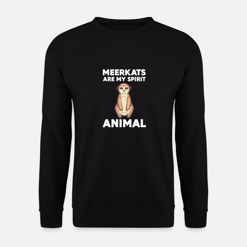Erdmännchen - Unisex Pullover - Schwarz