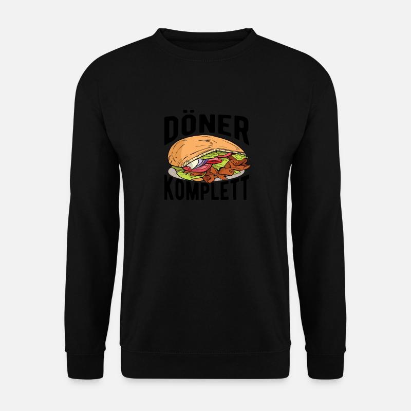 Complete kebab, Turkish cuisine - Unisex Sweatshirt - black