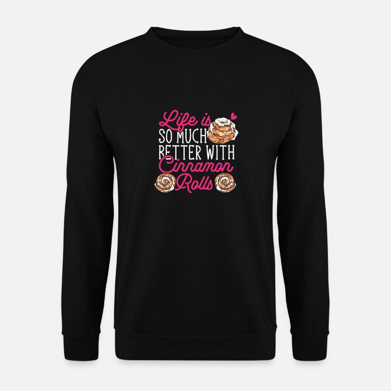 Cinnamon roll - Unisex Sweatshirt - black