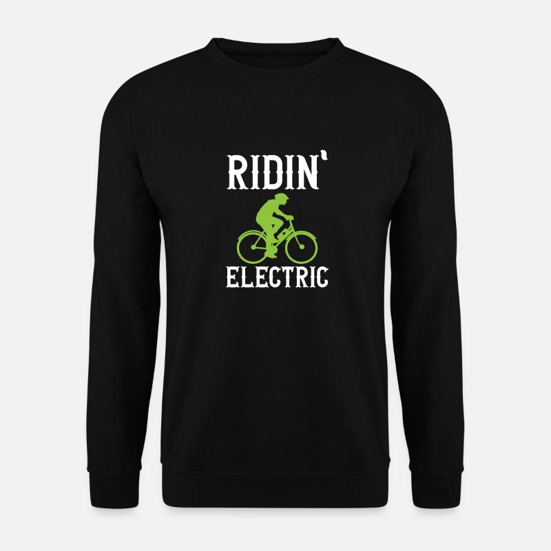 Elektrofahrrad Radfahren Biker E-Bike - Unisex Pullover - Schwarz