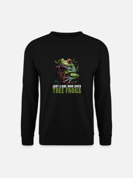 Tree Frog Baumfrösche Baumfrosch - Unisex Sweatshirt - black