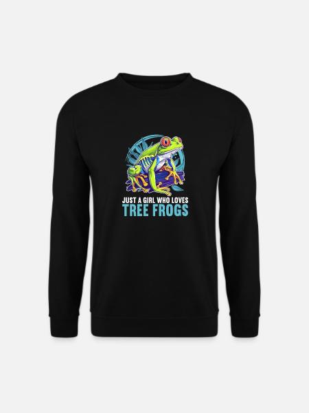 Tree Frog Baumfrösche Baumfrosch - Unisex Sweatshirt - black