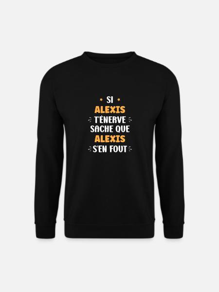 Alexis - Sweat-shirt Unisexe - noir