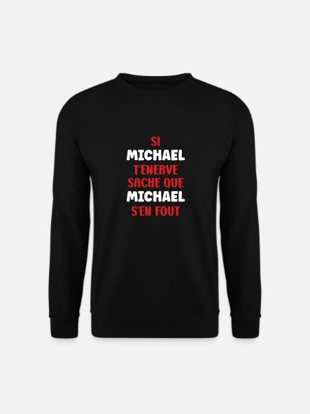 Michael - Sweat-shirt Unisexe - noir