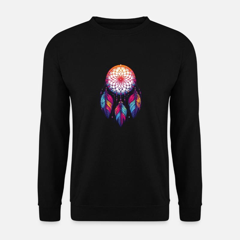 Native American Native Dreamcatcher - Unisex Sweatshirt - black