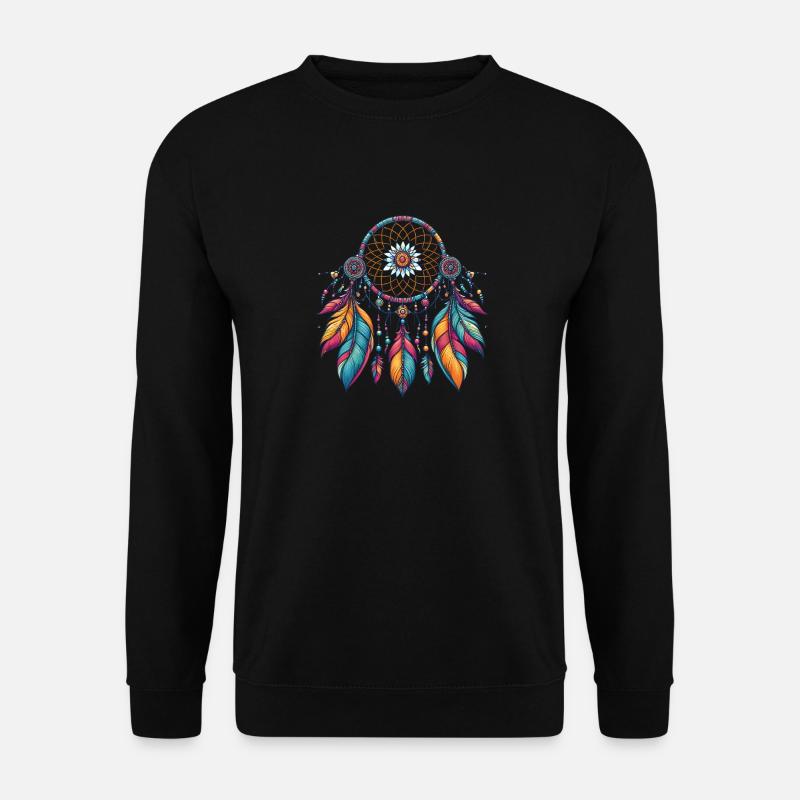 Native American Native Dreamcatcher - Unisex Sweatshirt - black