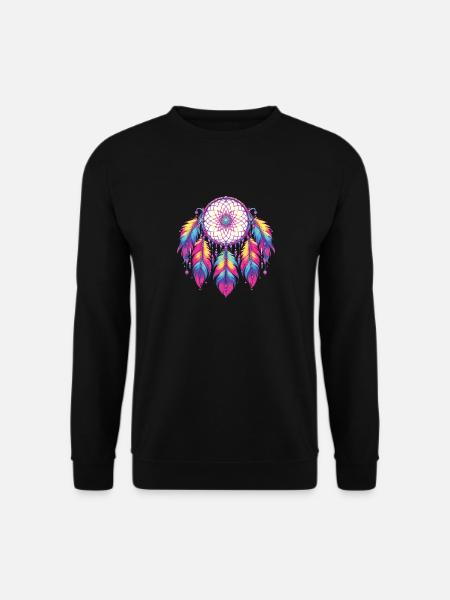 Attrape-rêves amérindien - Sweat-shirt Unisexe - noir