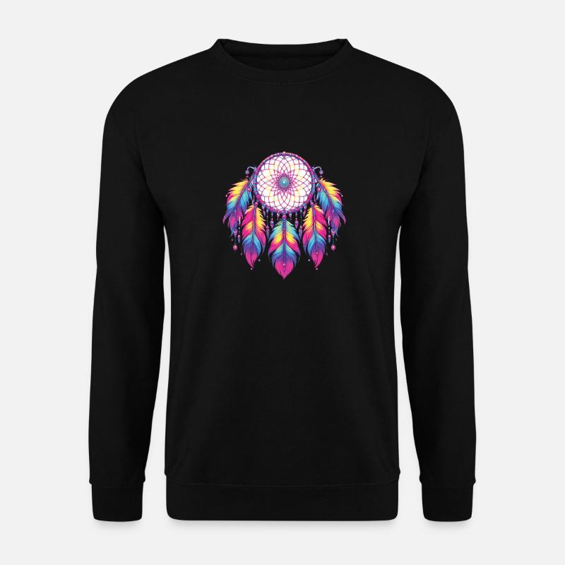 Native American Native Dreamcatcher - Unisex Sweatshirt - black
