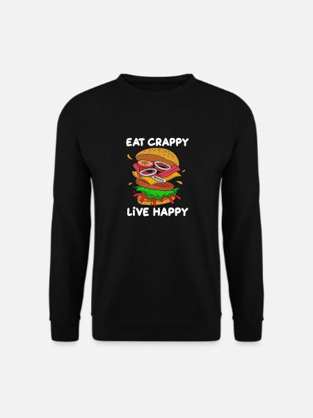 Cheeseburger - Unisex Sweatshirt - black