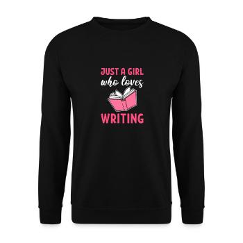 Author - Unisex Sweatshirt - black - Front - Alina (178cm) & Michal (187cm)