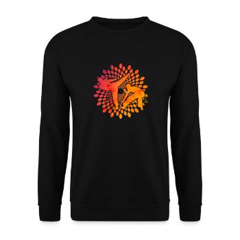 Capoeira - Unisex Pullover - Schwarz - Vorne - Alina (178cm) & Michal (187cm)