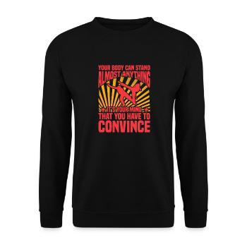 Capoeira - Unisex Pullover - Schwarz - Vorne - Alina (178cm) & Michal (187cm)