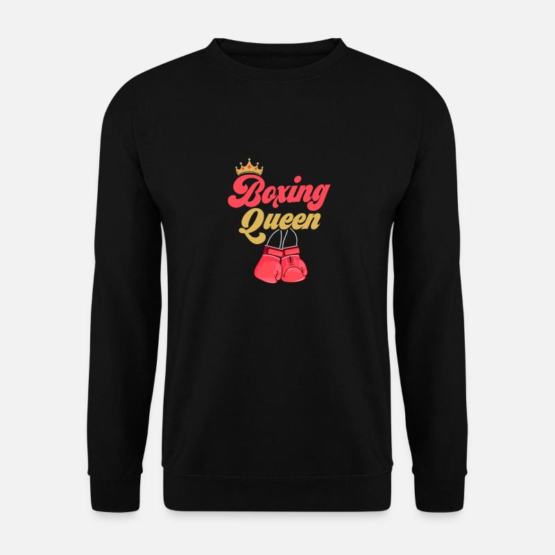 Boxing Queen Training Boxer - Unisex Sweatshirt - black