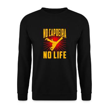 Keine Capoeira Kein Leben - Unisex Pullover - Schwarz - Vorne - Alina (178cm) & Michal (187cm)