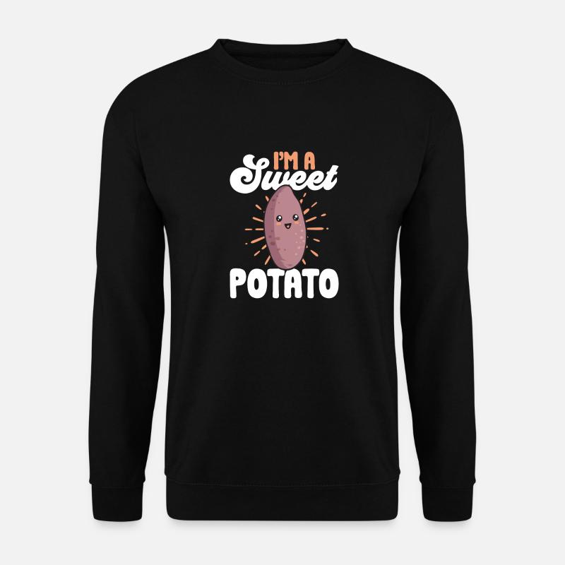 Sweet Potato Root Vegetables - Unisex Sweatshirt - black