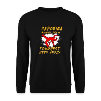 Capoeira : seuls les plus difficiles doivent s’appliquer - Sweat-shirt Unisexe - noir - Devant - Alina (178cm) & Michal (187cm)