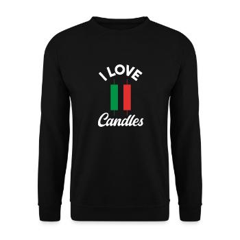 Trading Crypto Stock Market Investor Day Trader - Sweat-shirt Unisexe - noir - Devant - Alina (178cm) & Michal (187cm)