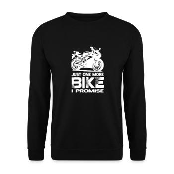 Juste une moto de plus que je promets à la moto - Sweat-shirt Unisexe - noir - Devant - Alina (178cm) & Michal (187cm)