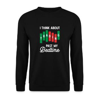 Trading Crypto Stock Market Investor Day Trader - Sweat-shirt Unisexe - noir - Devant - Alina (178cm) & Michal (187cm)