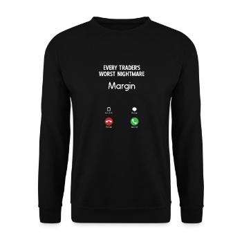 Trading Crypto Stock Market Investor Day Trader - Sweat-shirt Unisexe - noir - Devant - Alina (178cm) & Michal (187cm)