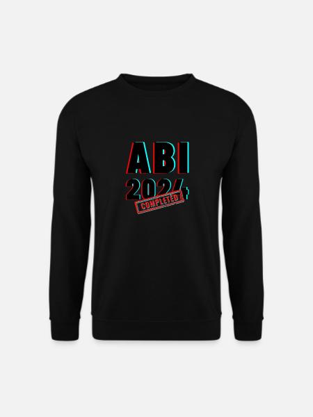 ABI 2024: Endlich frei! Das Abenteuer beginnt. - Unisex Pullover - Schwarz