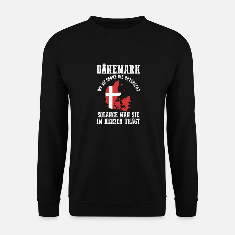 Danois Danemark - Sweat-shirt Unisexe - noir