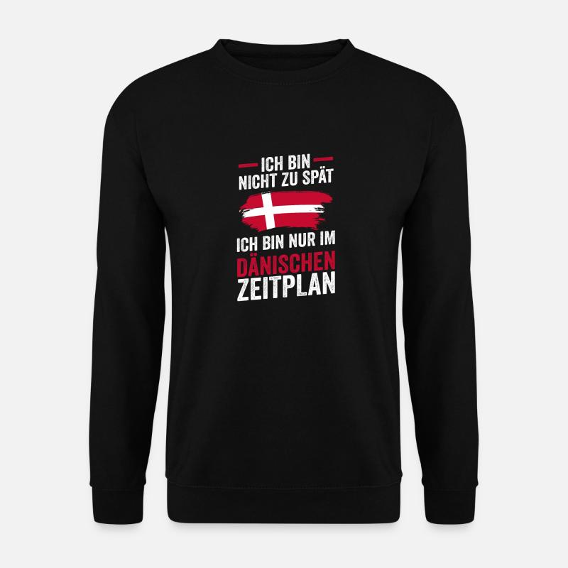 Danes Danish Denmark - Unisex Sweatshirt - black