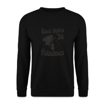 Cette reine noire rend 34 looks fabuleux - 34e - Sweat-shirt Unisexe - noir - Devant - Alina (178cm) & Michal (187cm)