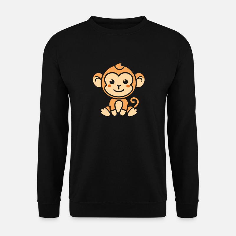 Monkey - Unisex Sweatshirt - black