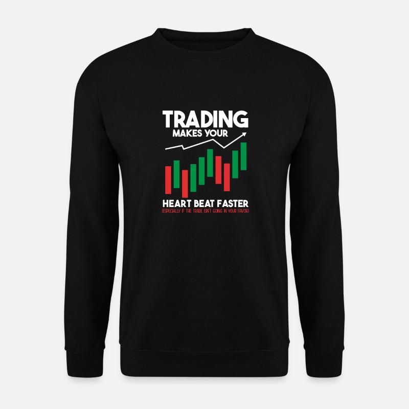 Trading Krypto Aktienmarkt Investor Day Trader - Unisex Pullover - Schwarz