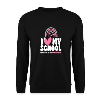 Directeur adjoint - Sweat-shirt Unisexe - noir - Devant - Alina (178cm) & Michal (187cm)