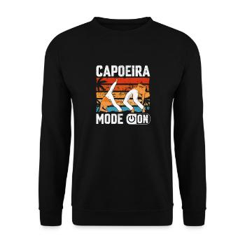 Mode Capoeira activé - Sweat-shirt Unisexe - noir - Devant - Alina (178cm) & Michal (187cm)