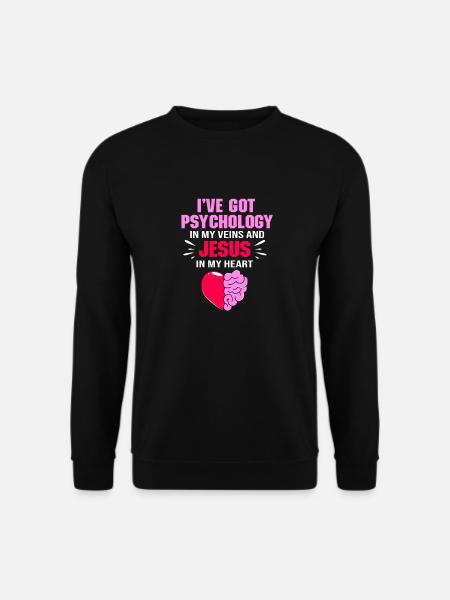 Skolepsykolog, psykolog, psykoterapeut - Unisex sweater - sort