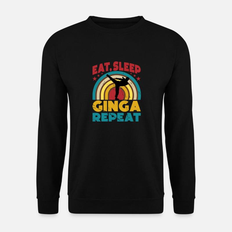 Manger Dormir Ginga Répéter - Sweat-shirt Unisexe - noir