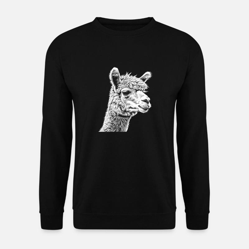 Alpaca Alpacas Alpaca - Unisex Sweatshirt - black