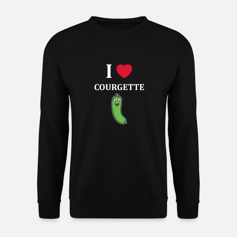 courgette - Sweat-shirt Unisexe - noir