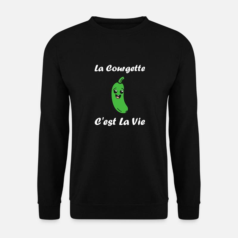 courgette - Sweat-shirt Unisexe - noir