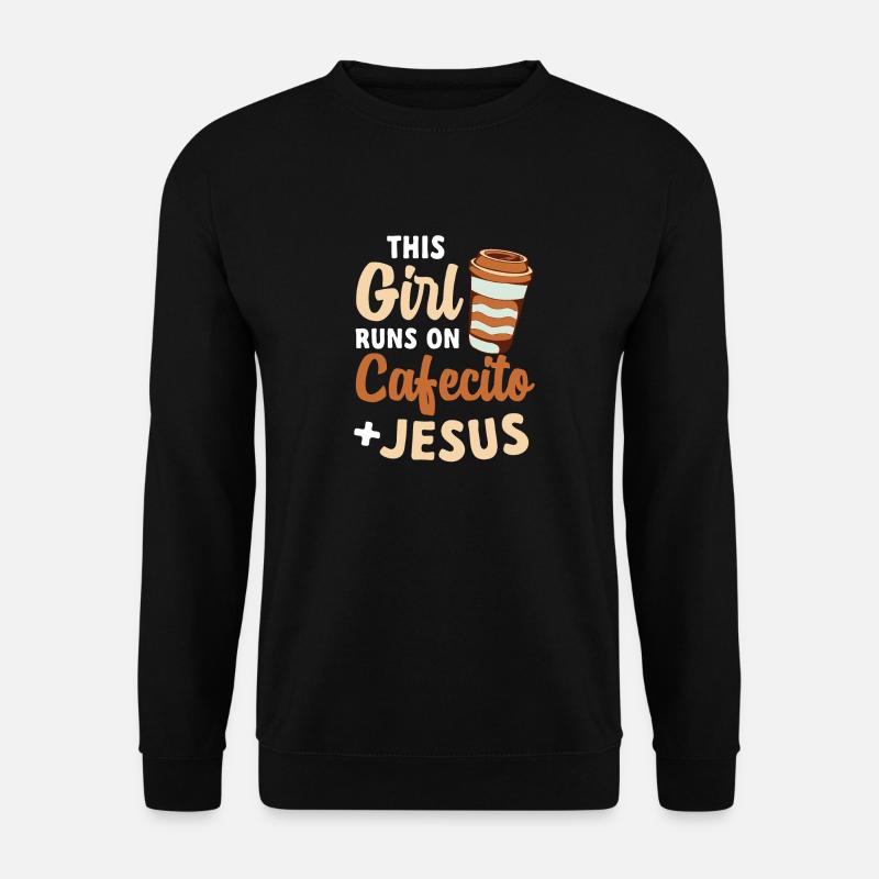 Cafecito Spanish Coffee - Unisex Sweatshirt - black