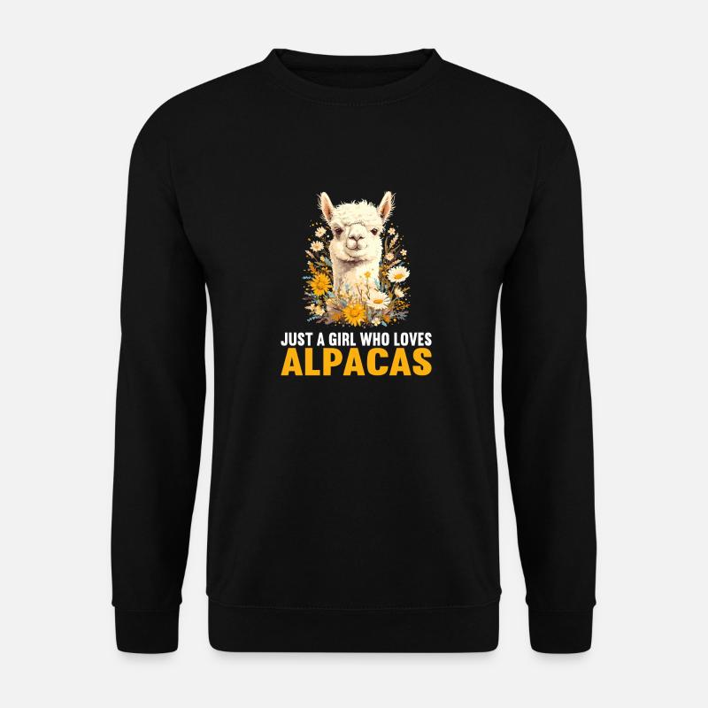 Alpaca Alpacas Alpaca - Unisex Sweatshirt - black