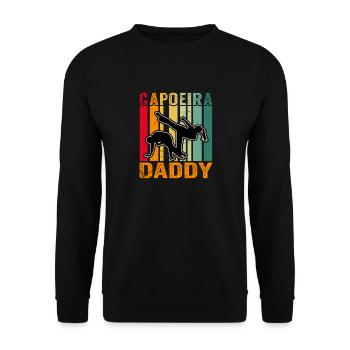 Capoeira Papa - Unisex Pullover - Schwarz - Vorne - Alina (178cm) & Michal (187cm)