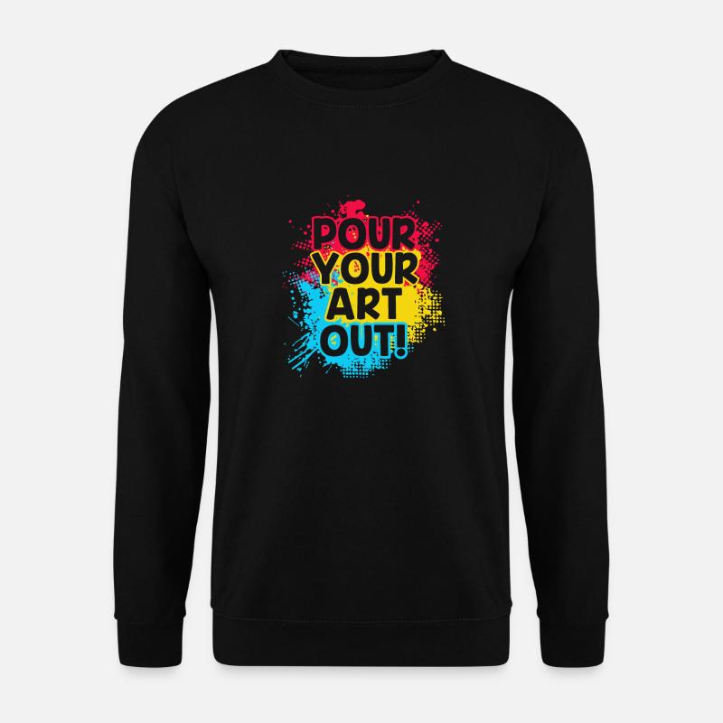 Maler - Unisex Pullover - Schwarz