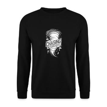 Tornade Twister Chasseur Météorologue - Sweat-shirt Unisexe - noir - Devant - Alina (178cm) & Michal (187cm)