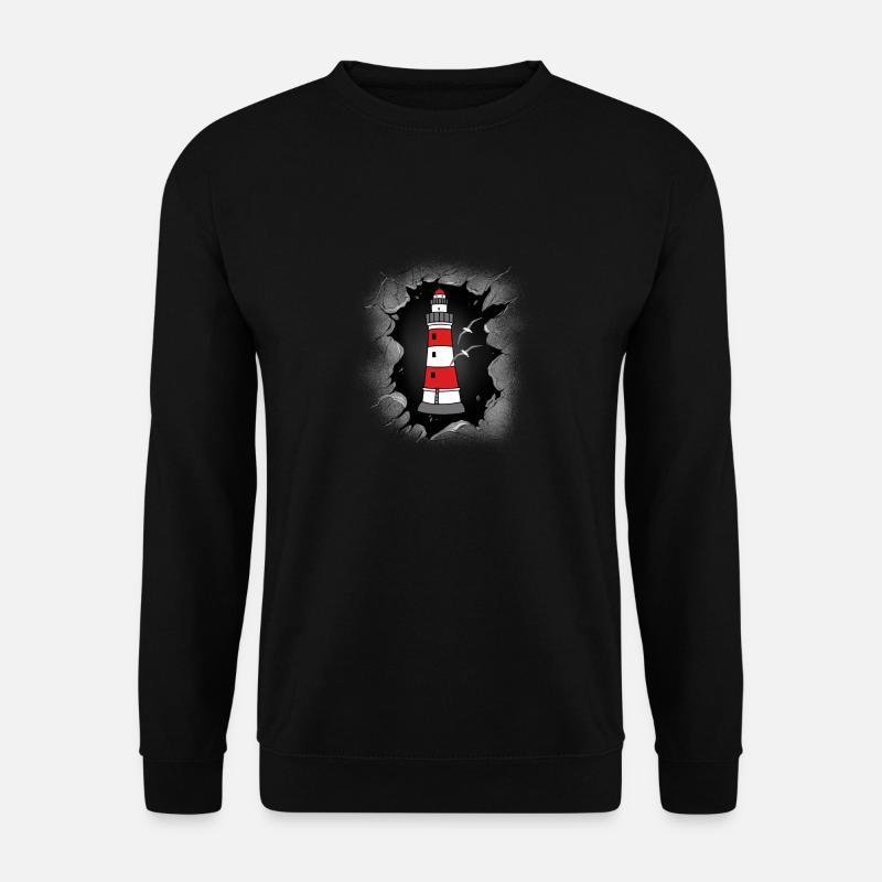 Phares de la côte des phares - Sweat-shirt Unisexe - noir