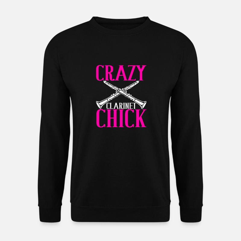 Clarinet Wind Instrument Clarinet player - Unisex Sweatshirt - black