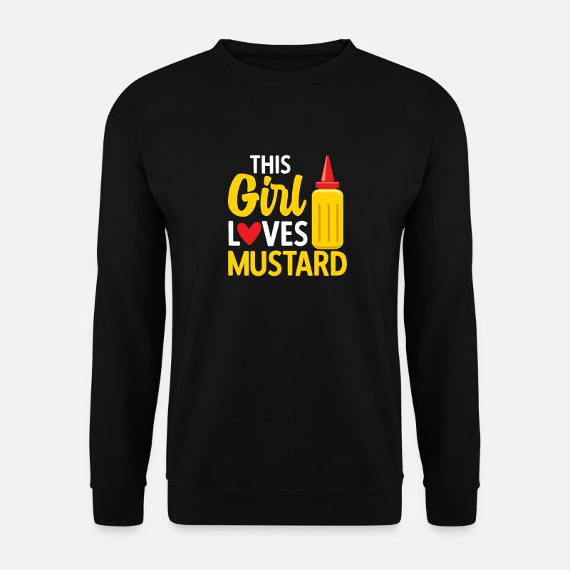 Senf Mustard - Unisex Sweatshirt - black