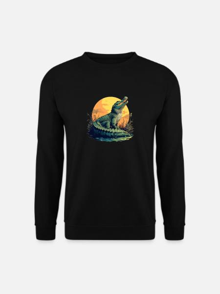 Alligatoren Alligator - Unisex Pullover - Schwarz
