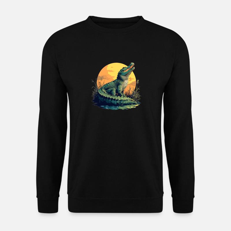 Alligatoren Alligator - Unisex Sweatshirt - black