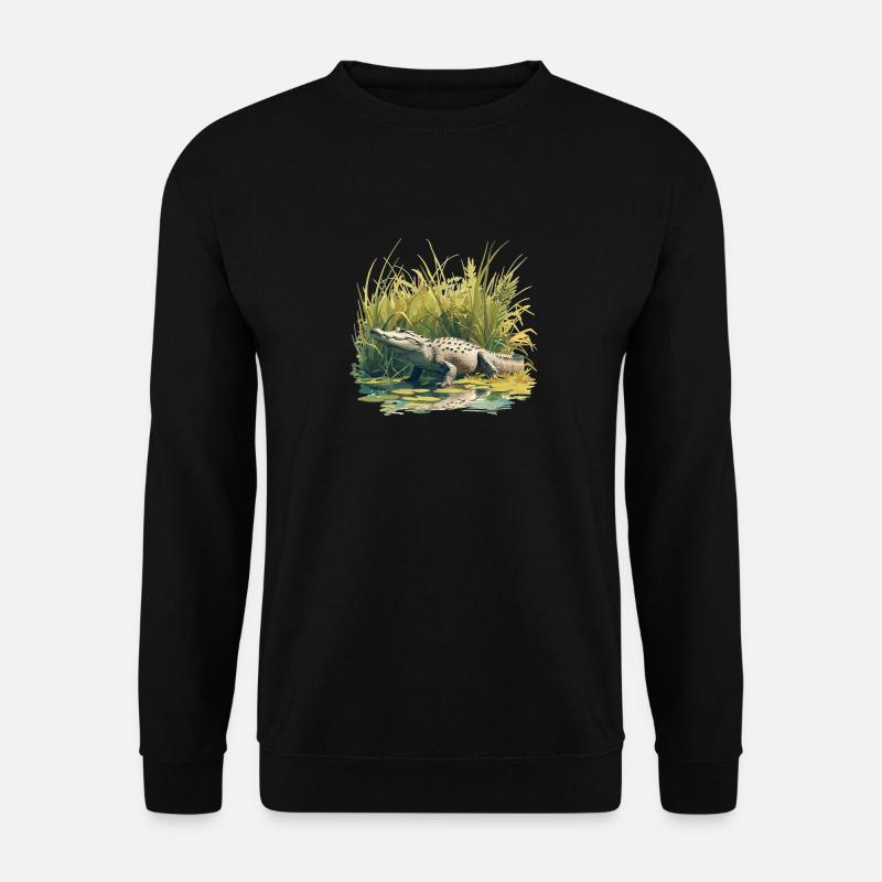 Alligatoren Alligator - Unisex Pullover - Schwarz