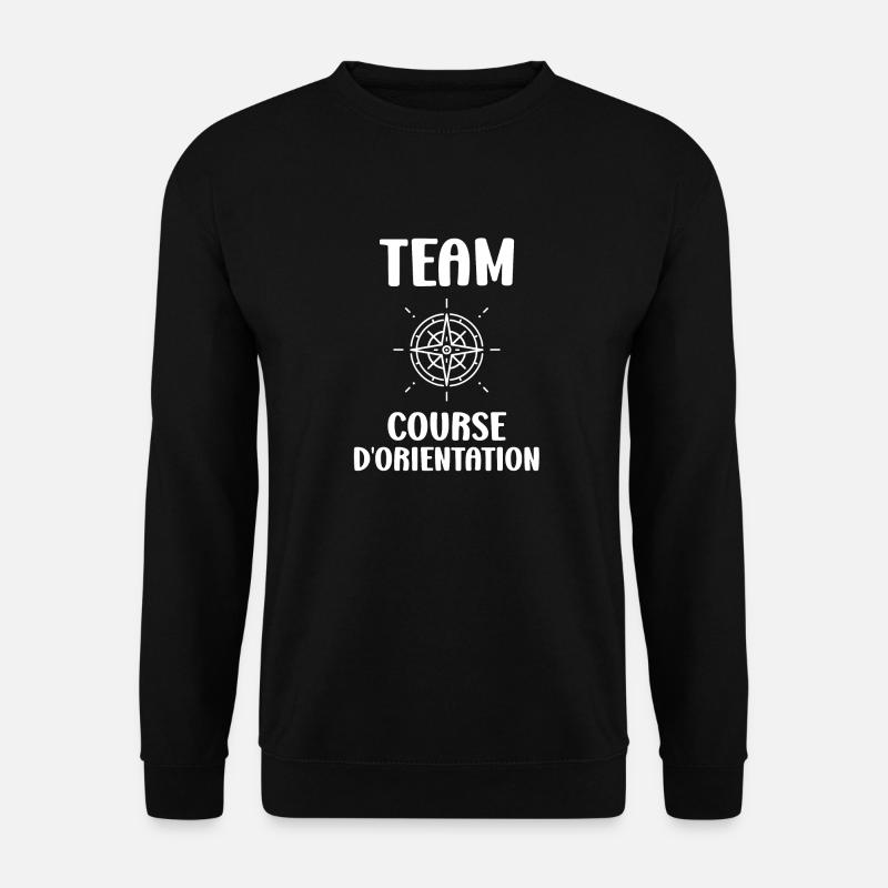 course d'orientation - Sweat-shirt Unisexe - noir