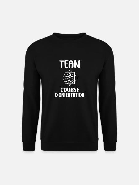 course d'orientation - Sweat-shirt Unisexe - noir